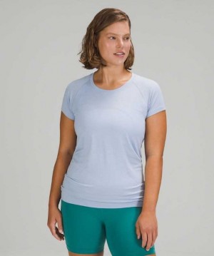 Lululemon Swiftly Tech Sleeve 2.0 Kadın Üstler Mavi Mavi | JKVFTH-983