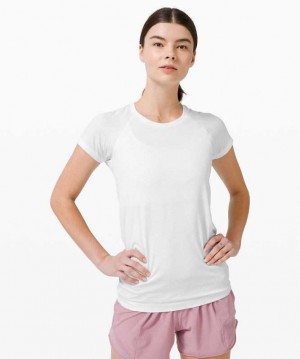 Lululemon Swiftly Tech Sleeve 2.0 Kadın Üstler Beyaz Beyaz | TVCPBX-849
