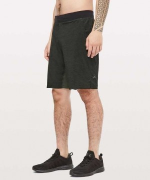 Lululemon T.H.E. 9" Lined Nulux Erkek Şort Koyu Zeytin Yeşili | DOPSCU-538