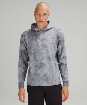 Lululemon Textured Tech Erkek Kapşonlu Gri | KHGLOW-315