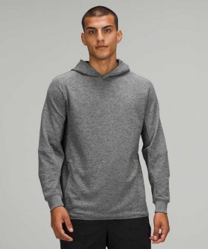 Lululemon Textured Tech Erkek Kapşonlu Gri | RZNKMT-021