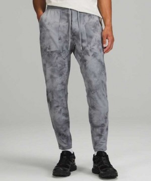 Lululemon Textured Tech Pant Erkek Pantolon Gri | VSOQXB-572