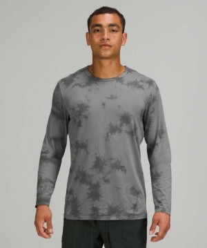 Lululemon The Fundamental Long Sleeve Shirt Erkek Üstler Gri | PEMOTN-423