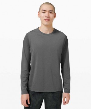 Lululemon The Fundamental Long Sleeve Shirt Erkek Üstler Anchor | WMOENH-562