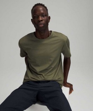 Lululemon The Fundamental T Erkek Üstler Zeytin Yeşili | TIQNOV-769