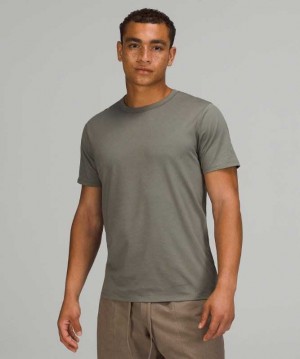 Lululemon The Fundamental T Erkek Üstler Gri | TQLCIF-284