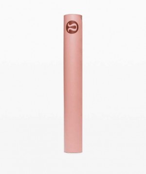 Lululemon The Reversible Mat 3mm Yoga Paspasları Pembe Gri | PIKHAE-276