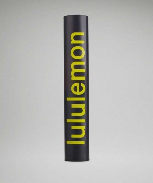 Lululemon The Reversible Mat 5mm Wordmark Yoga Paspasları Lacivert Sarı | GFZYRX-706