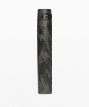 Lululemon The Reversible Mat 5mm Yoga Paspasları Camo Koyu Zeytin Yeşili Koyu Zeytin Yeşili | TNALPV-965