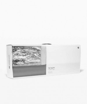 Lululemon The Yoga Kit 3mm Teçhizat Siyah Koyu Kırmızı Siyah Beyaz | IXBLYF-749