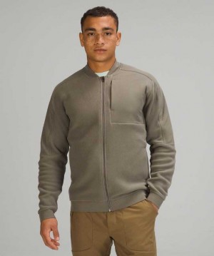 Lululemon Thick Fleece Bomber Erkek Mont Rover | FGORKL-427