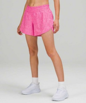 Lululemon Track That Mid-Rise 5" Lined Kadın Şort Pembe | IPXFUT-218