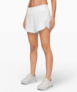 Lululemon Track That Mid-Rise 5" Lined Kadın Şort Beyaz | PUNMKG-597