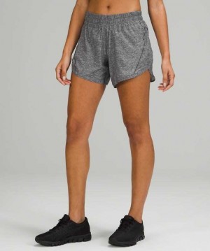 Lululemon Track That Mid-Rise 5" Lined Kadın Şort Siyah | DJEUTG-287