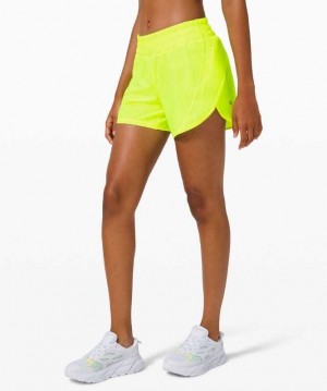 Lululemon Track That Mid-Rise 5" Lined Kadın Şort Sarı | GTYHPI-280