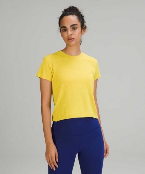Lululemon Train to Be SS Kadın Üstler Soleil / Soleil | LTAXRM-016