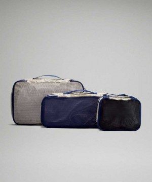 Lululemon Travel Packing Cubes 3 Pack Çantası Siyah | EKWIOZ-780