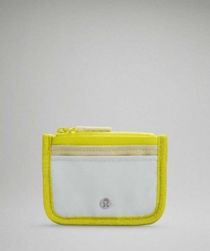 Lululemon True Identity Card Case Çantası Yeşil Sarı | SNTKUI-783