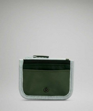 Lululemon True Identity Card Case Çantası Yeşil Yeşil Siyah | TFKXEP-041