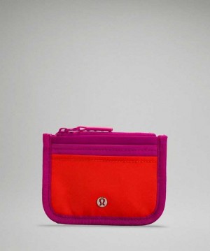 Lululemon True Identity Card Case Çantası Kırmızı Pembe | FGSPRA-925