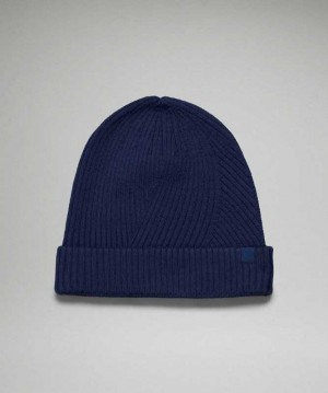 Lululemon Twist Knit Beanie Şapkalar Night Sea | KCTXRB-845