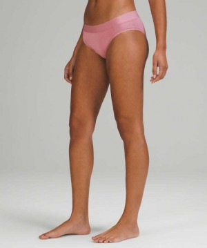 Lululemon UnderEase Bikini Kadın İç Giyim Pembe | KVXWSU-806