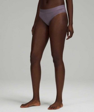 Lululemon UnderEase Mid-Rise Cheeky Bikini Kadın İç Giyim Lavanta | HFRZBS-957