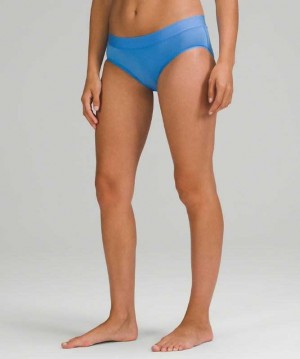 Lululemon UnderEase Mid-Rise Hipster Kadın İç Giyim Mavi | YDGWUQ-038