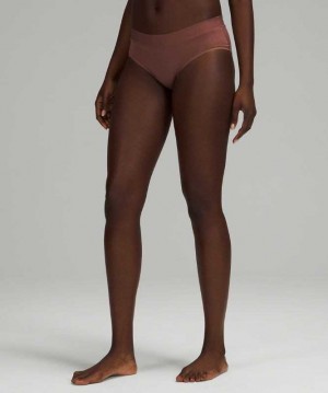 Lululemon UnderEase Mid-Rise Hipster Kadın İç Giyim Smoky Topaz | CMFAWR-651