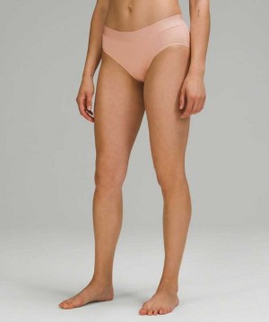 Lululemon UnderEase Mid-Rise Hipster Kadın İç Giyim Misty Shell | DRIVWX-432