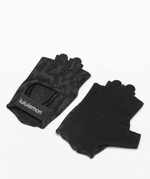 Lululemon Uplift Training Gloves Teçhizat Camo Koyu Siyah | FTEXAM-193