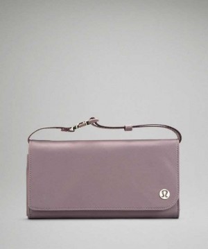 Lululemon Wallet Clutch Crossbody Çantası Lunar Rock / Trench | VISUBM-643