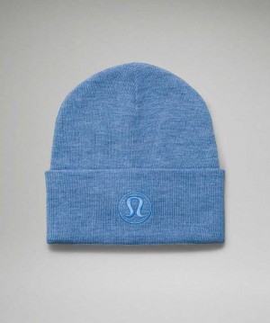 Lululemon Warm Revelation Beanie Şapkalar Mavi | UCYWMT-607