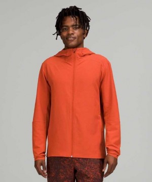 Lululemon Warp Light Packable Erkek Mont Turuncu | KDUQFA-089