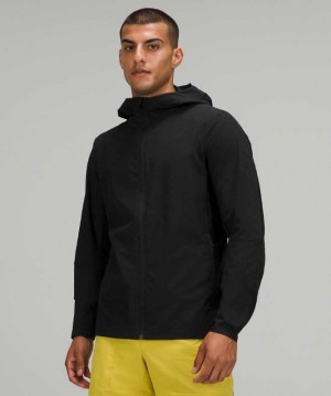 Lululemon Warp Light Packable Erkek Mont Siyah | CRWAIG-218