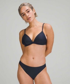 Lululemon Waterside Swim A/B Cup Kadın Mayo Lacivert | ZXYLAP-192