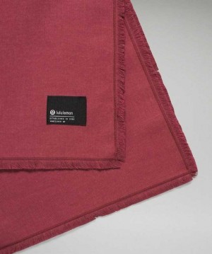 Lululemon Wool-Blend Fular Heathered Mulled Wine | BASUQC-473