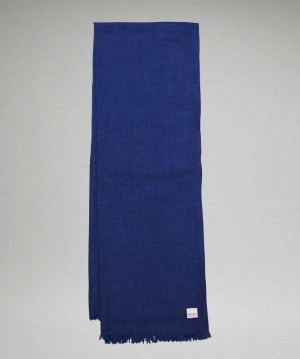Lululemon Woven Wool Fular Heathered Night Sea | ABHLCM-386
