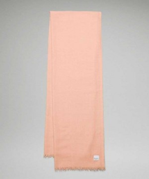 Lululemon Woven Wool Fular Pembe | GYIFPJ-739