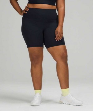 Lululemon Wunder Train High-Rise 8" Kadın Şort Lacivert | TMBQOC-125