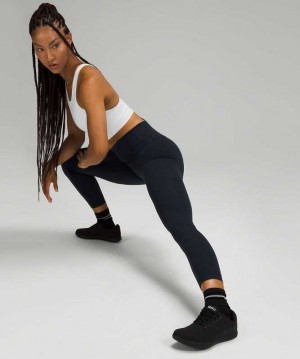 Lululemon Wunder Train High-Rise Tight 25" Kadın Tayt Lacivert | GFURWE-687