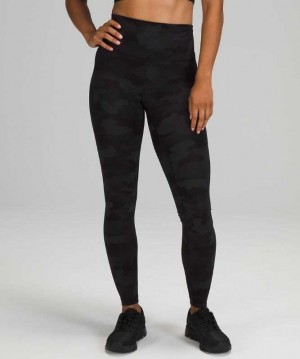 Lululemon Wunder Train High-Rise Tight 28" Kadın Tayt Camo Koyu | WYGIEA-792