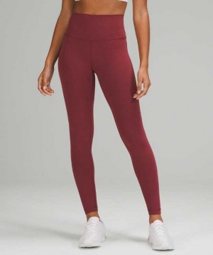 Lululemon Wunder Train High-Rise Tight 28" Kadın Tayt Mulled Wine | YOQSGC-526