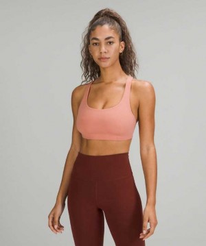 Lululemon Wunder Train Kadın Spor Sütyeni Pembe | LBACJU-237