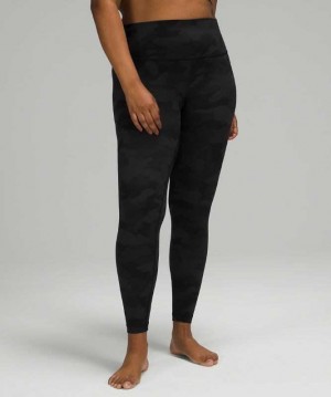 Lululemon Wunder Under HR Tight 28" Kadın Tayt Camo Koyu | COBJPI-649