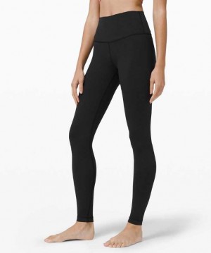 Lululemon Wunder Under HR Tight 28" Luon Kadın Tayt Siyah | LVPCZA-670