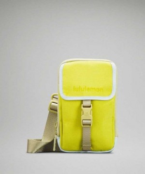 Lululemon Zip-Top Crossbody Çantası Sarı Yeşil | SCKPZN-935